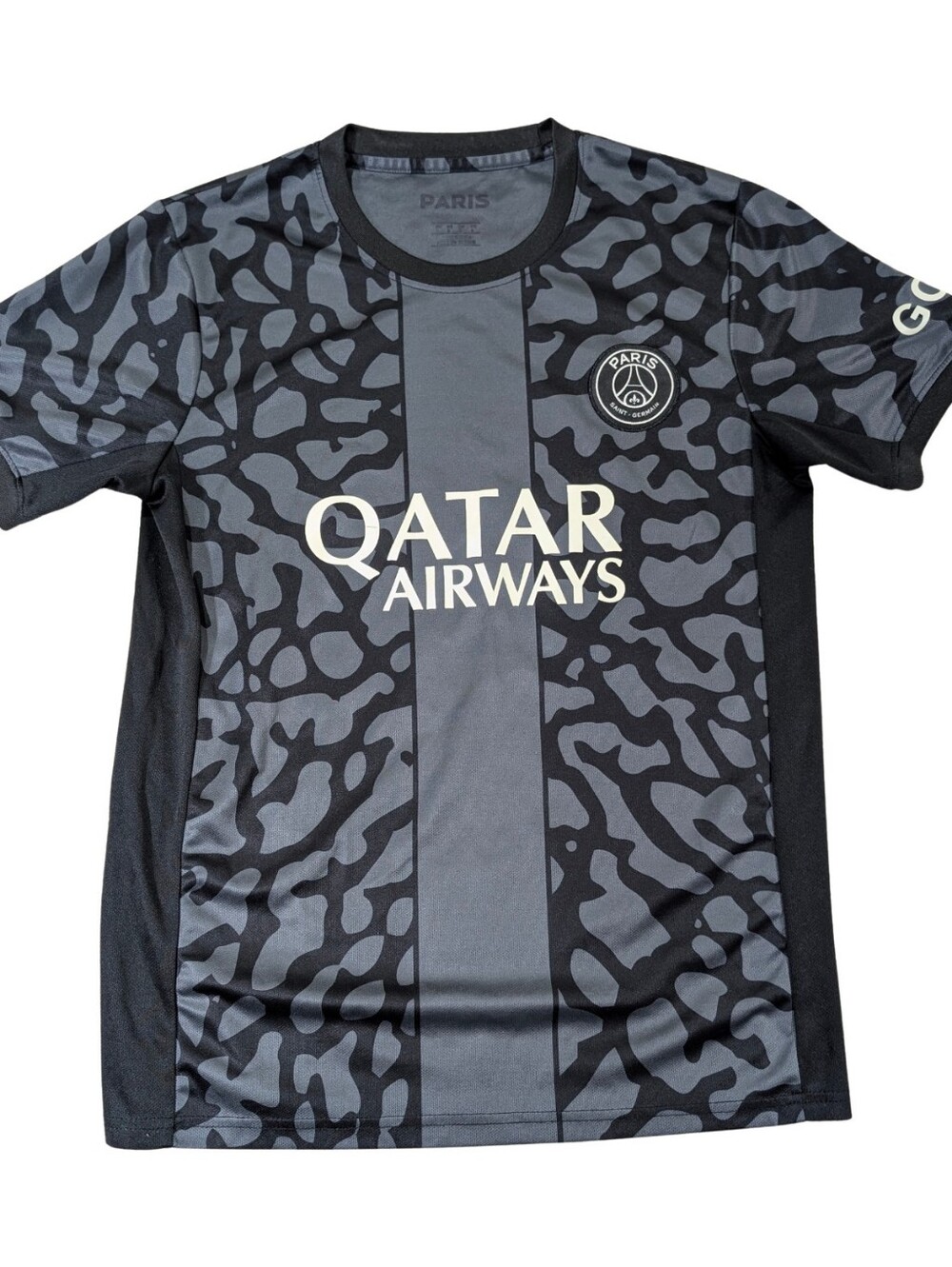 PSG Kylian Mbappé #7 Soccer Jersey Mens Small / Youth XL Grey